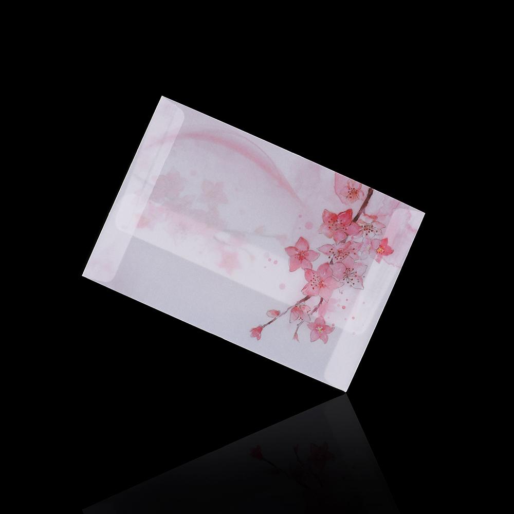 Card Cover Artificial Parchment Peach Blossom Envelope Letter Organizer Sulfuric Acid Paper