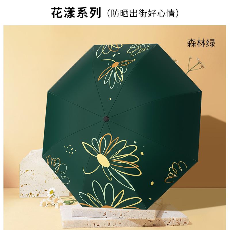 ins manually enlarged double umbrella summer windshield sun protection parasol female UV protection