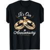 European Sizes This Is Our Wedding Anniversary Shirt for Husband and Wife, Men's T-shirt,  Black, Crew Neck, Machine Washable, Gift,