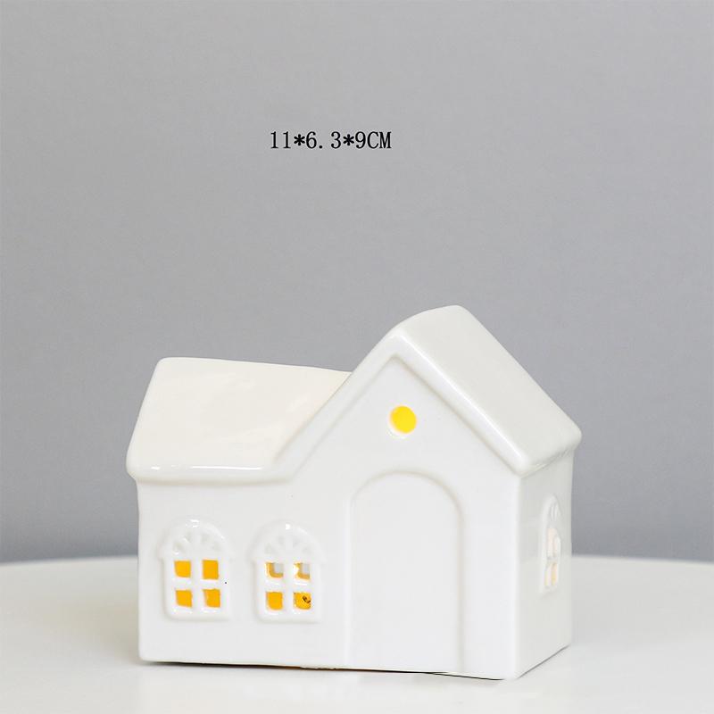 Keramikos namas žvakidė Keraminė arbatinės žvakidė Žvakių degiklis namų miegamojo dekoravimui Įkurtuvių dovana