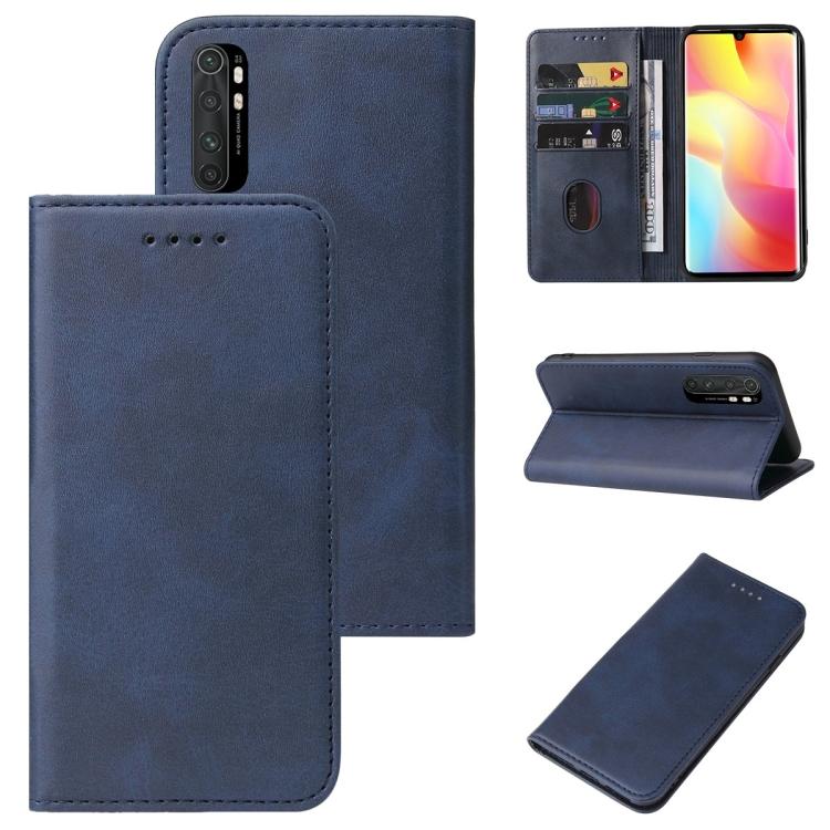 Xiaomi Mi Note 10 Lite მაგნიტური დახურვის ტელეფონის ტყავის ქეისისთვის