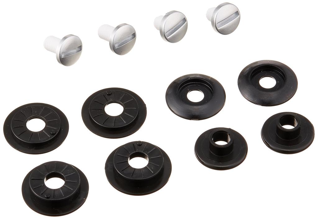 Arai 112489 Díly helmy Uptown 2 Sada šroubů Stříbrná/Černá pro Bílé modely (Staré číslo dílu: 2489)