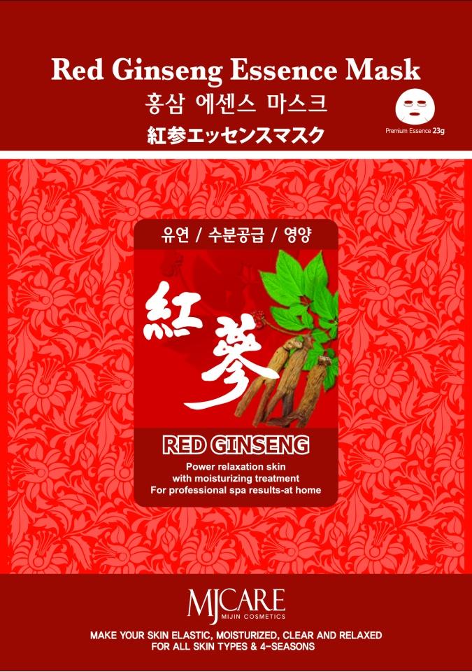 

MJCARE RED GINSENG ESSENCE MASK Тканевая маска для лица с экстрактом красного женьшеня