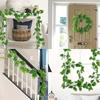 Plastic Tropical Plant Hanging Vine Garlands Birthday Wedding Decoration Indoor Outdoor Home Garden Patio Jungle Themed Parties