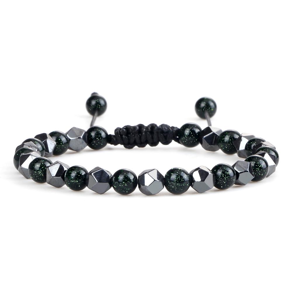 גברים חרוזי המטיט לא סדירים צמיד קסם נשים 4 6 8 מ"מ טבעי לבה טייגר עין חרוז זוג צמיד אופנה תכשיטי ידידות