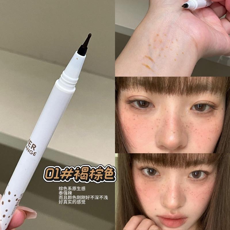 Natural Simulation Freckle Pen Waterproof Easy Coloring Liquid Eyeliner Makeup Pen
