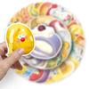 50 Pictures of 3D Food Personality Doodle Cartoon Cute Guka DIY Mobile Phone Case Suitcase Stickers Waterproof
