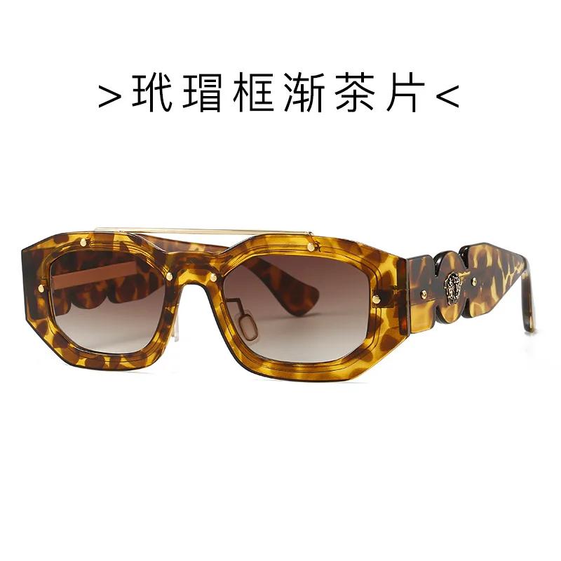 Retro Square Frame Sunglasses for Women Men Vintage Fashion Luxury Designer Sun Glasses UV400 Trendy Eyewear Lentes