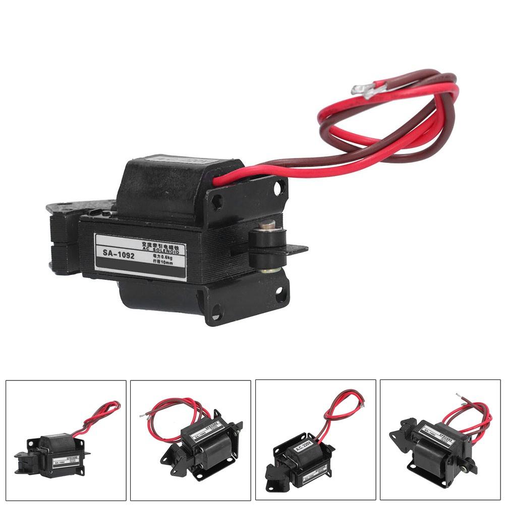 AC220V AC Solenoid Electromagnet Traction Push Pull Electric Magnet SA‑1092