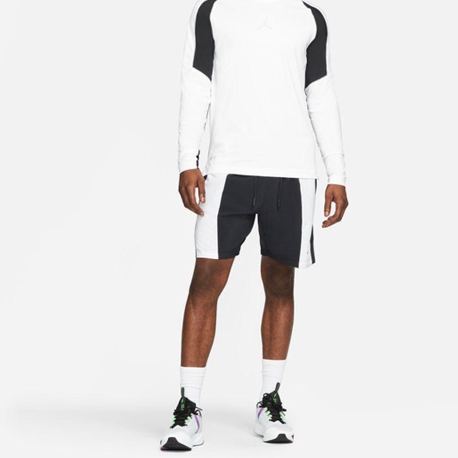 Air Jordan DRI-FIT Jumpman Sports Short 'White Black' Men's CZ4774-100