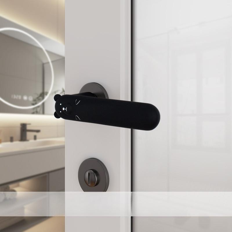 Cute Anti-Slip Silicone Protective Cover Silicone Door Handle Protector Cover Anti Wall Protectors Collision Static Door Cover