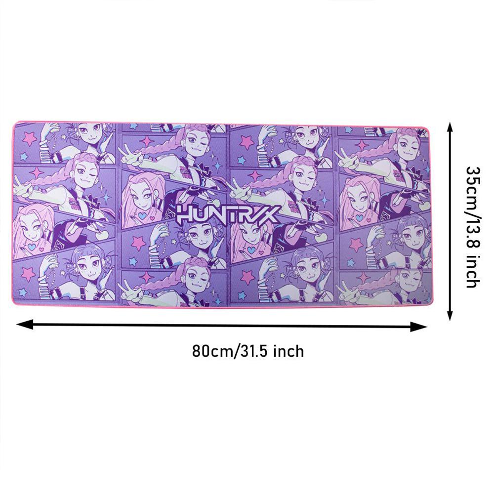 1PC Kpop Demon Hunters Officially Licensed Mouse Pad Main Characters Gaming Office Decor Portable Comfort Home Essentials