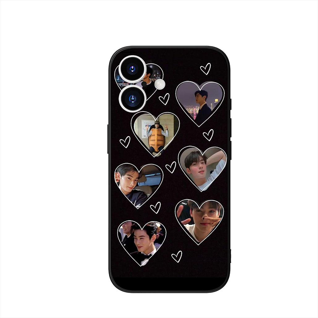 Cha EunWoo Lee Dong min Eun Woo Phone Cover Case for Xiaomi Redmi Note 14 12 13 ProPlus A3 Pro Plus 12C 13C 14C 5G 4G Casing Redmi Note 12 Pro 5G