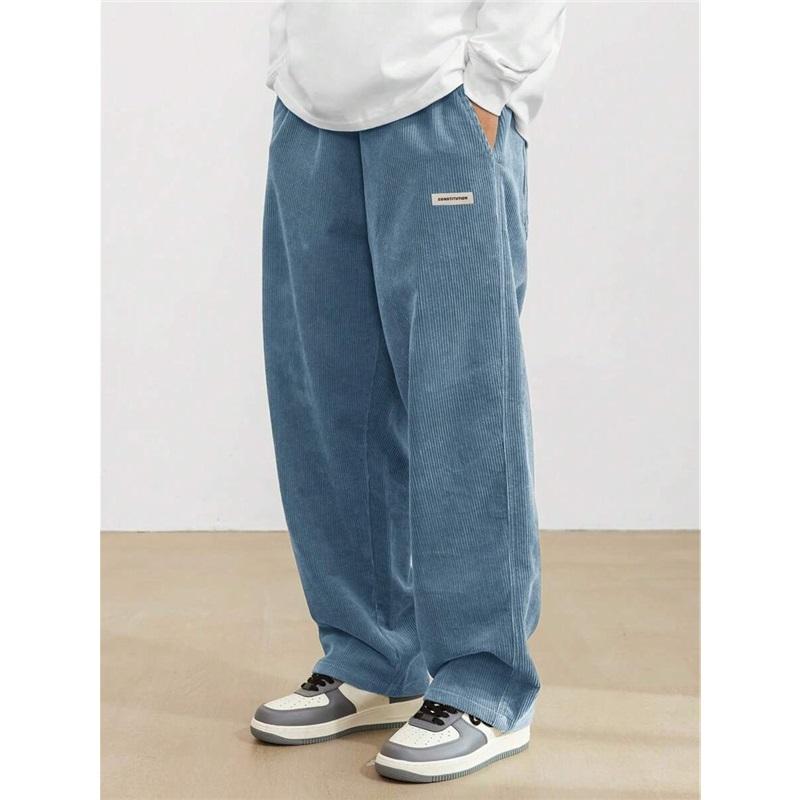 Joggebukser for menn Løse lange bukser Joggerbukser Uformell Sport Fitness Solide joggebukser Joggebukser for menn