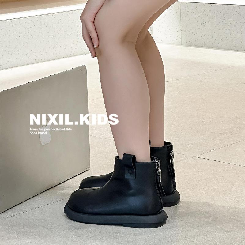 Little dark horse classmate autumn and winter children's short boots fashionable and simple girls boots girls princess boots