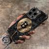 Luxury Bitcoin B Plating Plating Phone Case For Xiaomi 15T 15 14 13 Poco M7 F7 F4 F5 X7 X6 X5 X3 Pro Ultra 4G 5G Anti Fall