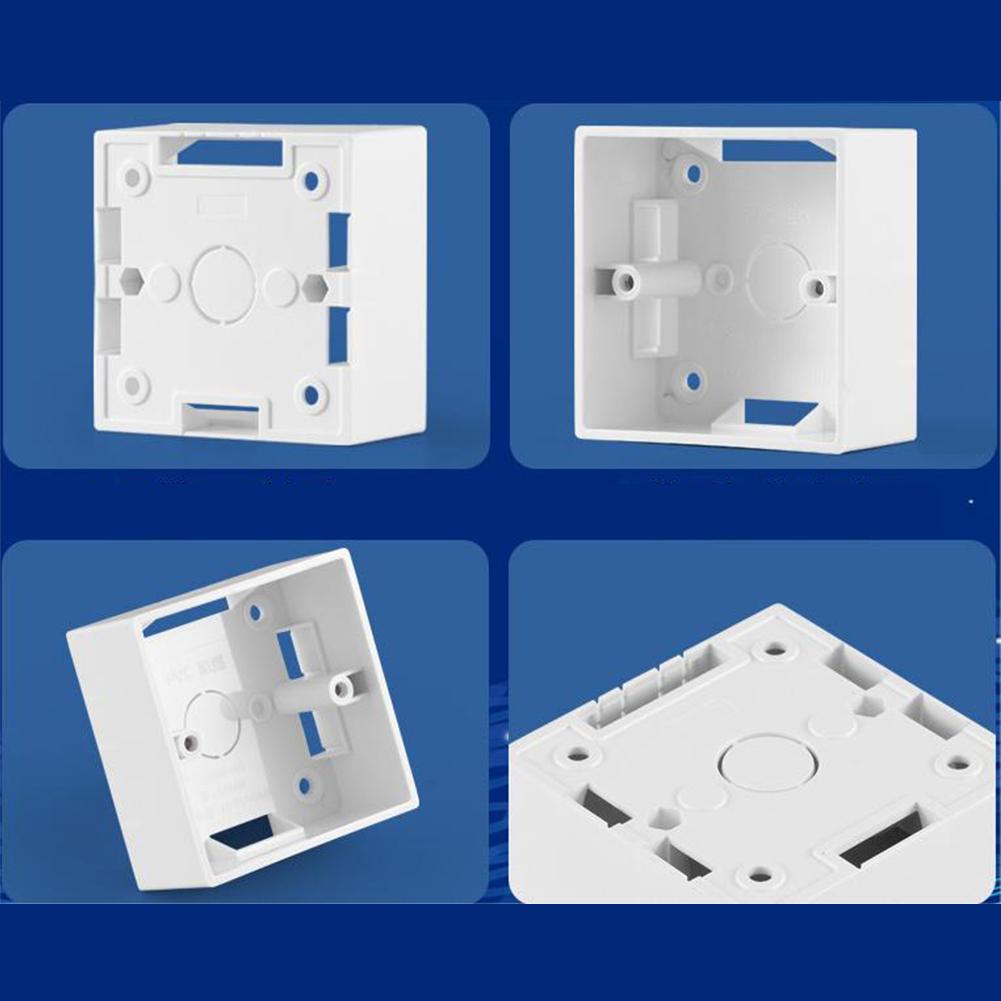 Switch Installation Box Wall Junction Outfit Box Socket External Mounting Outlet Box 86 Type Switch Socket Junction Box