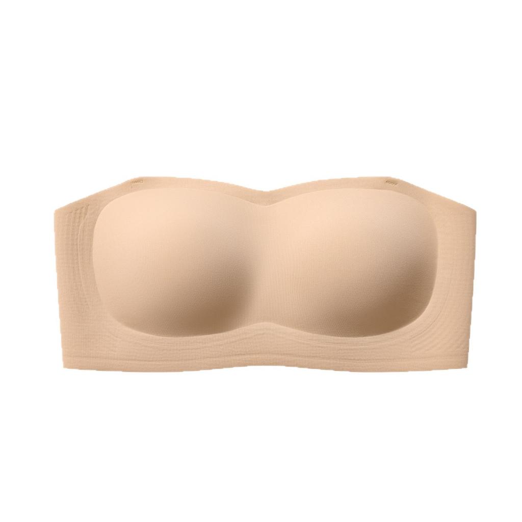 Herbal primary color underwear, women's foundation, shoulder strap, non-slip, invisible, non-marking, gathering, breathable, breast bra cover