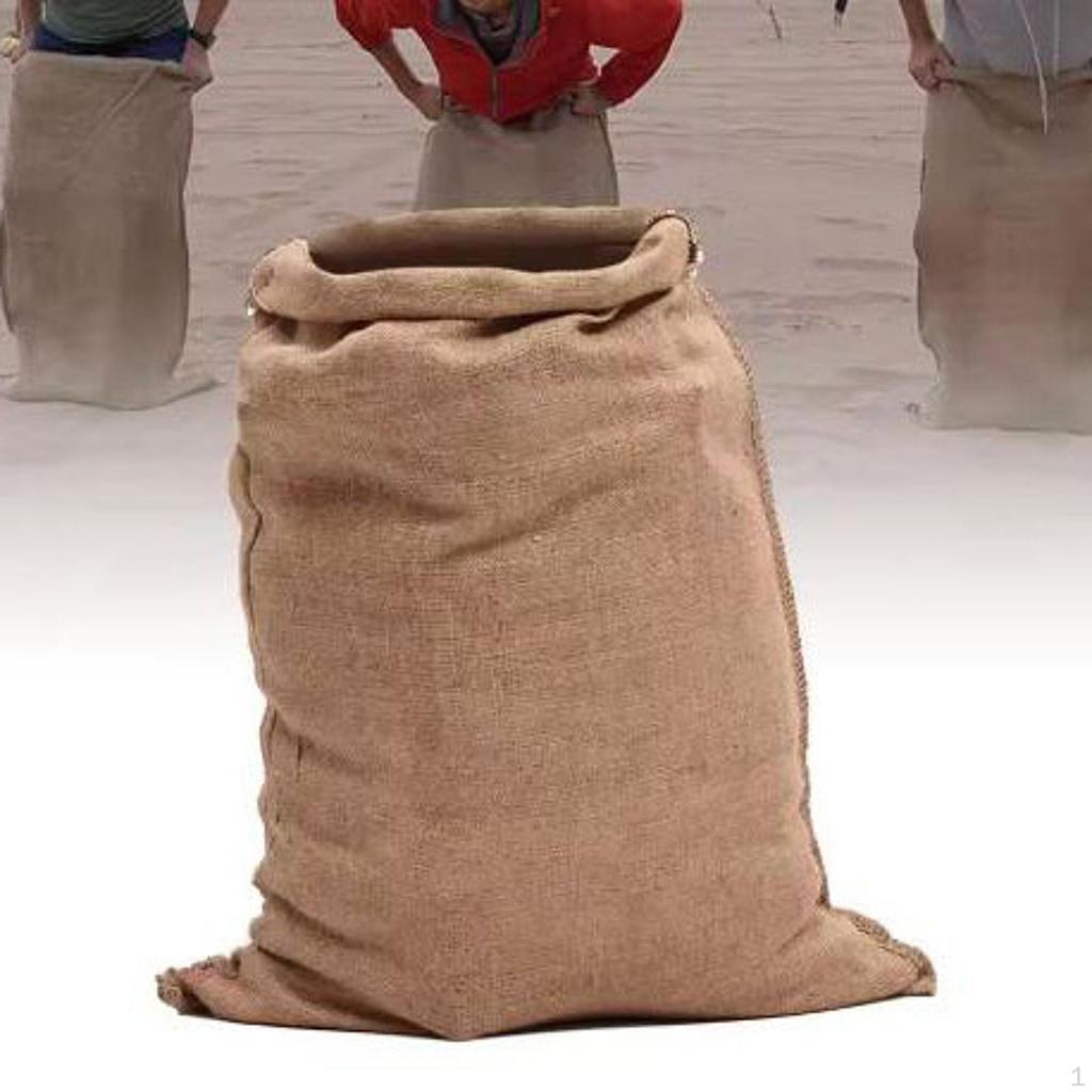 Burlap Sack Large Bag Reusable Funny Outdoor Picnic Party Race Potato for Field Day