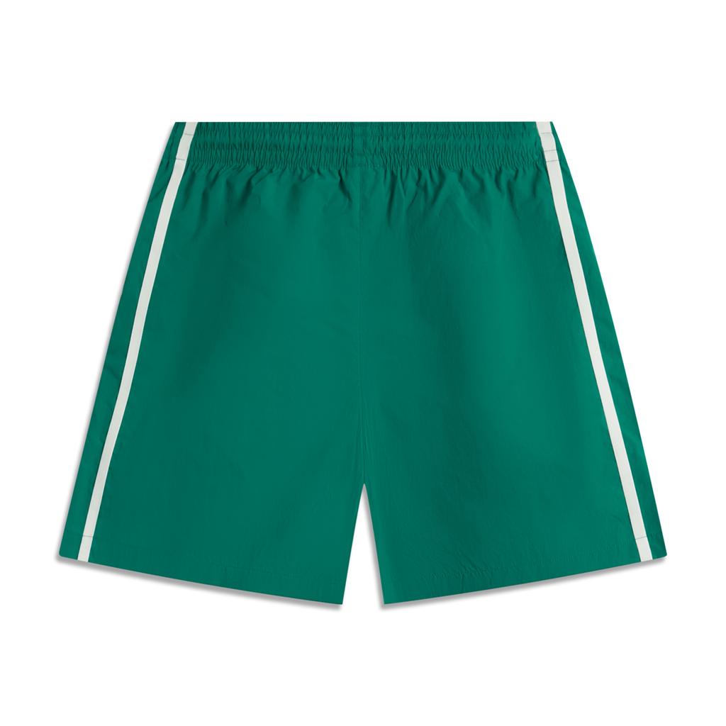 Li Ning Sports Lifestyle Series Casual Comfortable Versatile Sports Shorts Women Shorts Stone-Green AKSV600-3