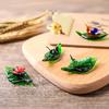 Figurină Mini Insectă din Sticlă Suflată Manual Coccinellă Melc Albină Fluture pe Frunză Verde Statuetă Mică Animal de Colecție Ornament pentru Decor Acasă