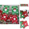 Christmas Santa Claus Pattern Banner Set With Unique Design For Holiday Wall Art And Celebrations