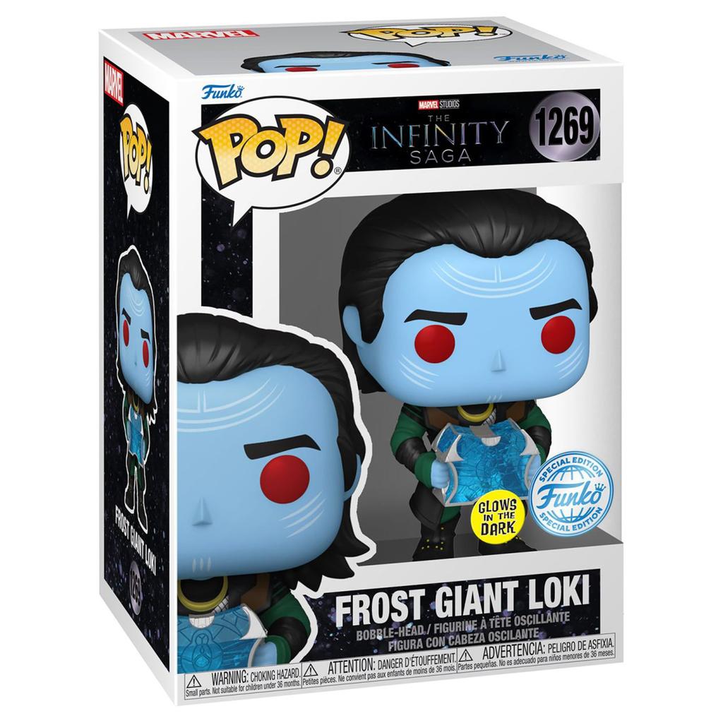 Marvel Figure Frost Giant Loki Funko Marvel Funko Earth Pop! [Entertainment Exclusive]