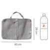 Travel Strap Mesh Pouch L Gray