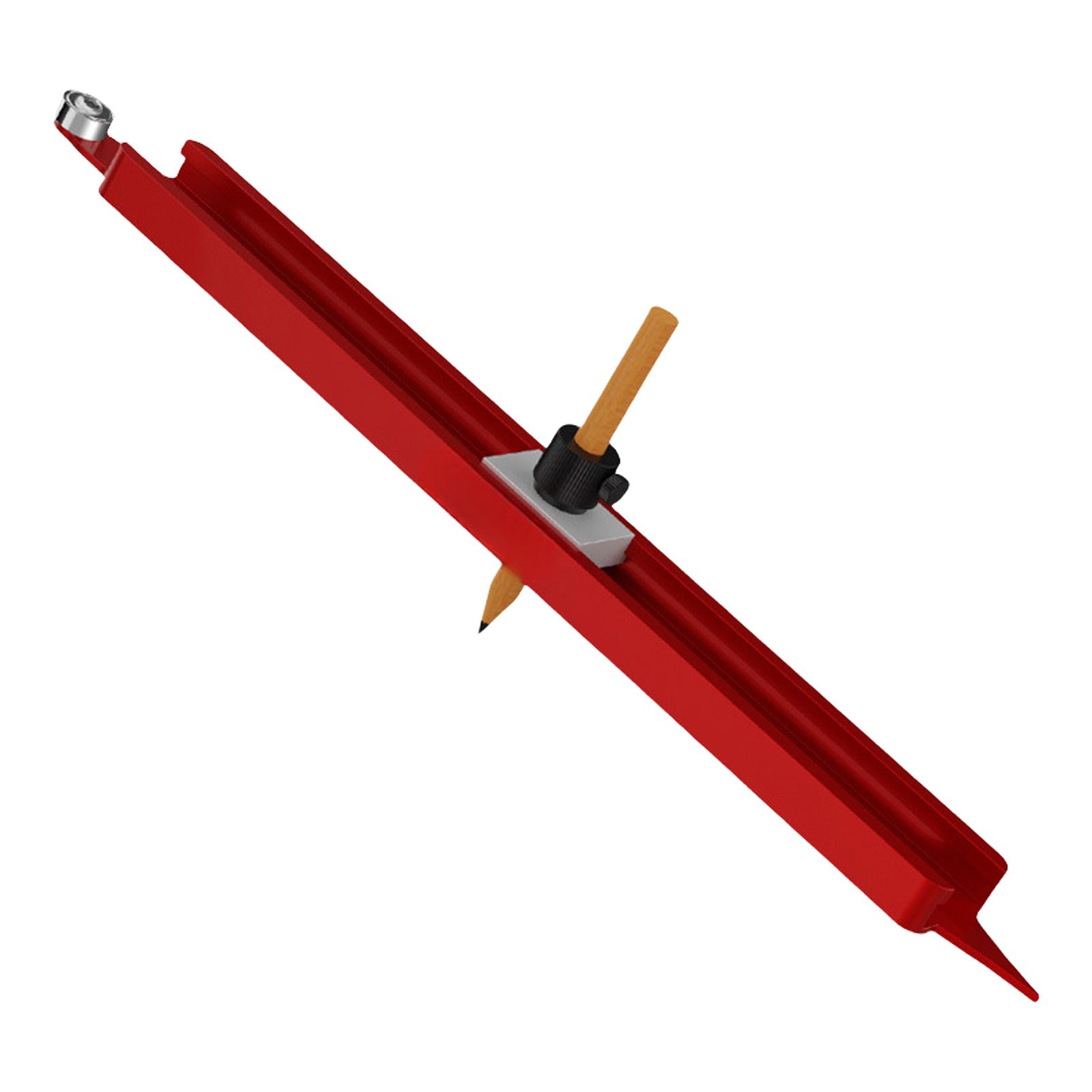 

Precise Profiles Scribe Tool Aluminum Alloys Profiles Scribing Ruler with Pencils Precise Line Woodworking Tool Enduring 1
