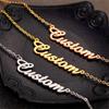Custom Letter Name Necklace Stainless Steel Minimalist Pendant Personalized Gift