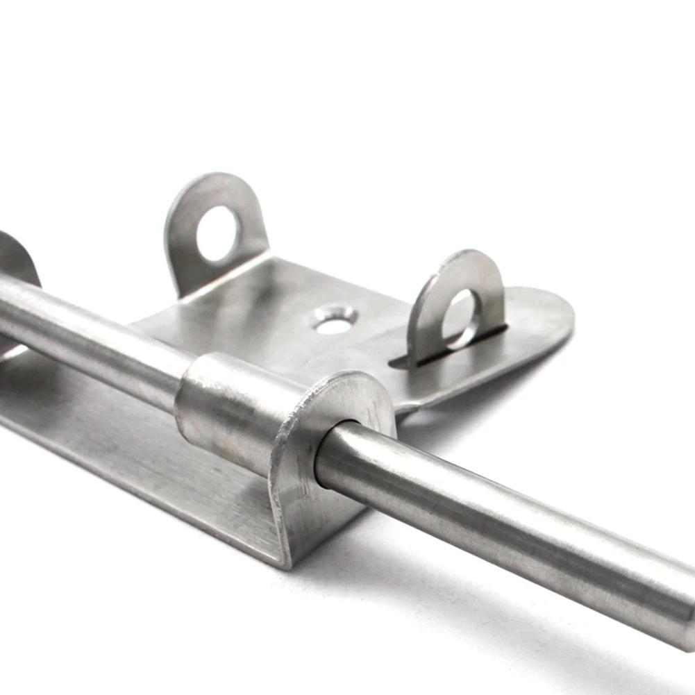 Brushed Stainless Steel Gate Latches Bolt Latch Manual Measurement Package Contents Silver Tone Stainless Steel China Mainland