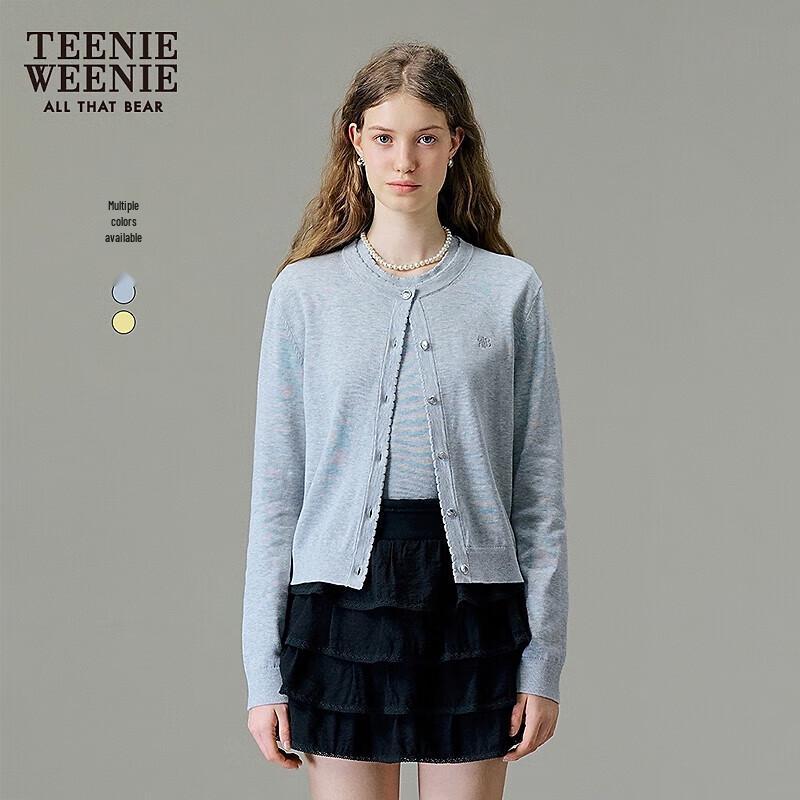 

Teenie Weenie Women s Bear Knit Lace Collar Cardigan 160/S