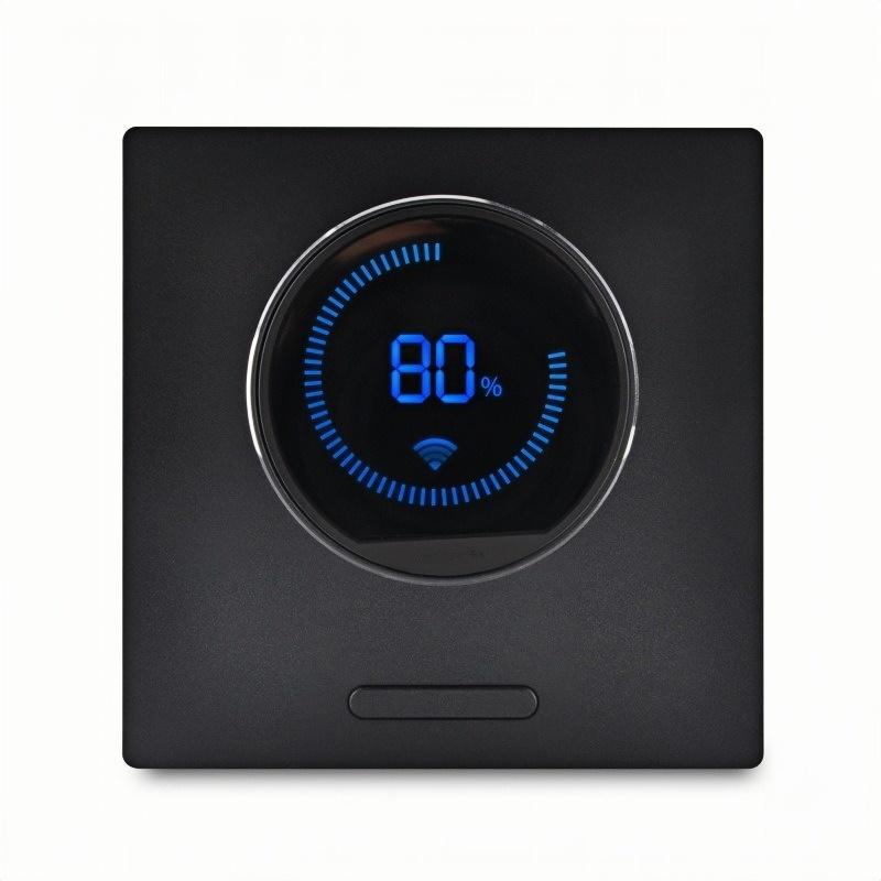 Smart Dimmer Switch Panel Zigbee Tuya 86 Type Knob Light Brightness Adjustment Voice Control App Remote Control LCD Display Zigbee