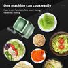 Kitchen Vegetable Chopper with 3 Sharp Drums Machine Rotary Hand Cranked Shredder Vegetable Cheese Slicer Household Kitchen Tool