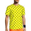 Mode Tupfen 3D-Druck T-Shirt Herren Fitnessstudio T-Shirt Tops Harajuku Mode Herren T-Shirts Sommer Herren Kurzarm T-Shirt T-Shirts Herren Kleidung