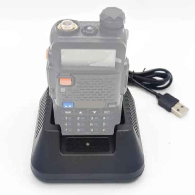 Lightweight Fast Charging USB Power Adapter for Two Way Radio Communication And Electronics Gadgets Portable ABS Case