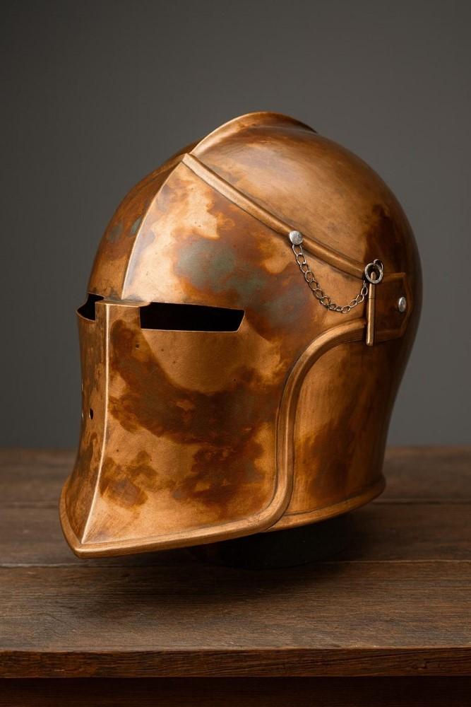 

Античний Барбут Рольова Гра Носимий Шолом | Найкращий Подарунок для Битви Ларп Реконструкції M аеро