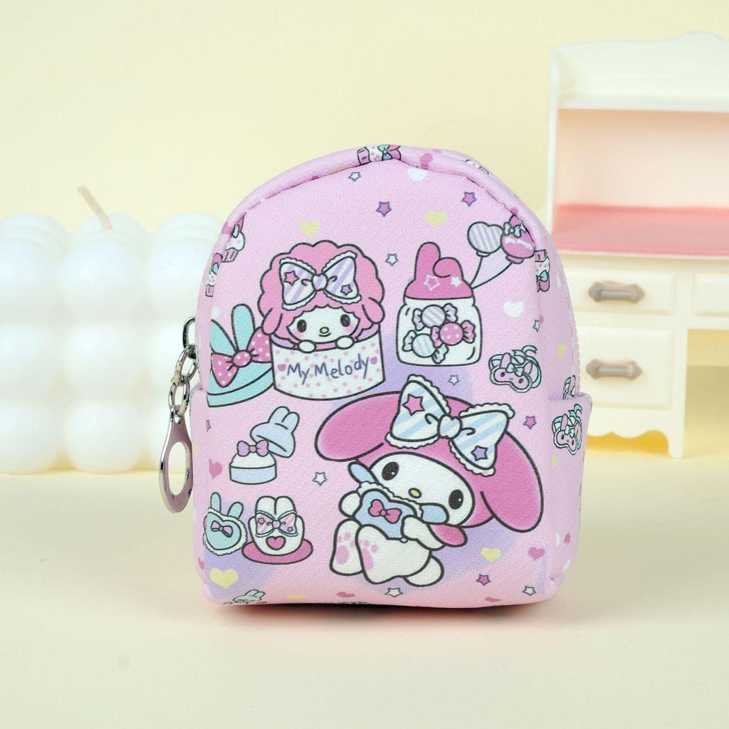Kuromi Cartoon Mini Backpack: Cute Coin Purse & Versatile Storage for Earphones & Lipstick