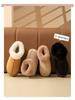 High-Top Plush-Lined Cotton Slippers with Heel Support, Suitable for Outdoors, Snow Boots for Kids & Adults, Cozy Home and Office Wear