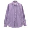 Lacoste Striped Pattern Long Sleeve Cotton Shirt 3 Purple Men's Used