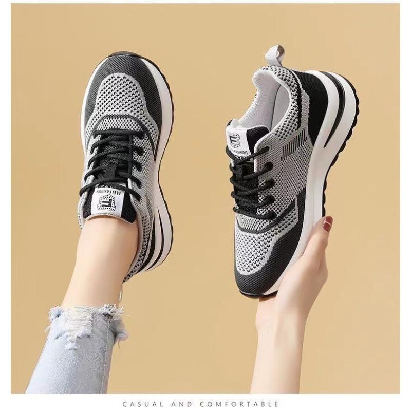 Women‘s Shoes Casual Sports Shoes Soft-Sole Breathable Slow-Running Shoes Walking Shoes Women‘s Trendy Shoes.