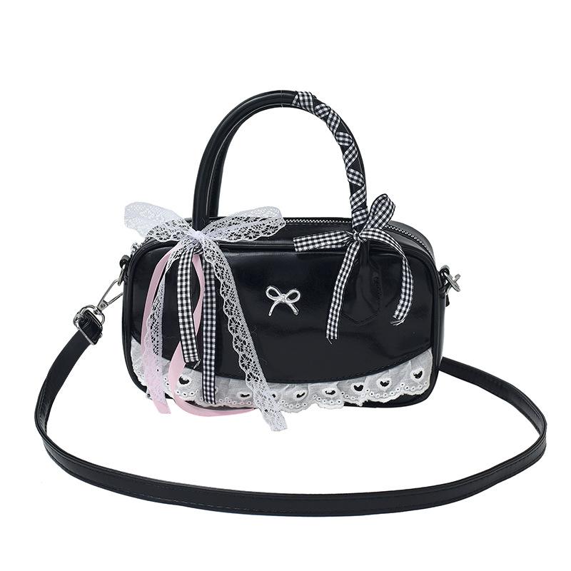 

Spring fashion handbag small bag women s 2025 new lace girly style small square bag simple shoulder crossbody bag