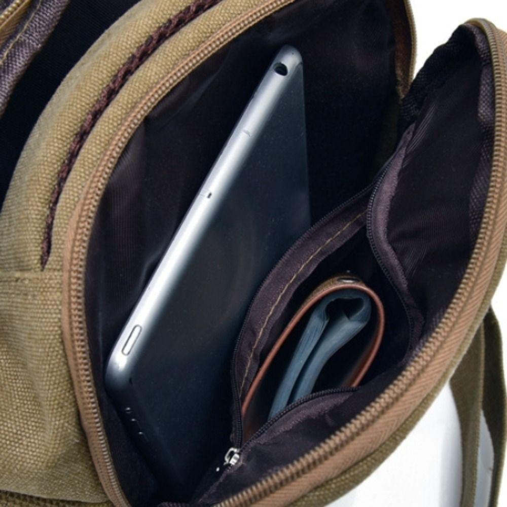 Multifunktionale Kletter-Aufbewahrungstasche Leinwand Reise-Werkzeugtasche Outdoor-Umhängetasche Fitness