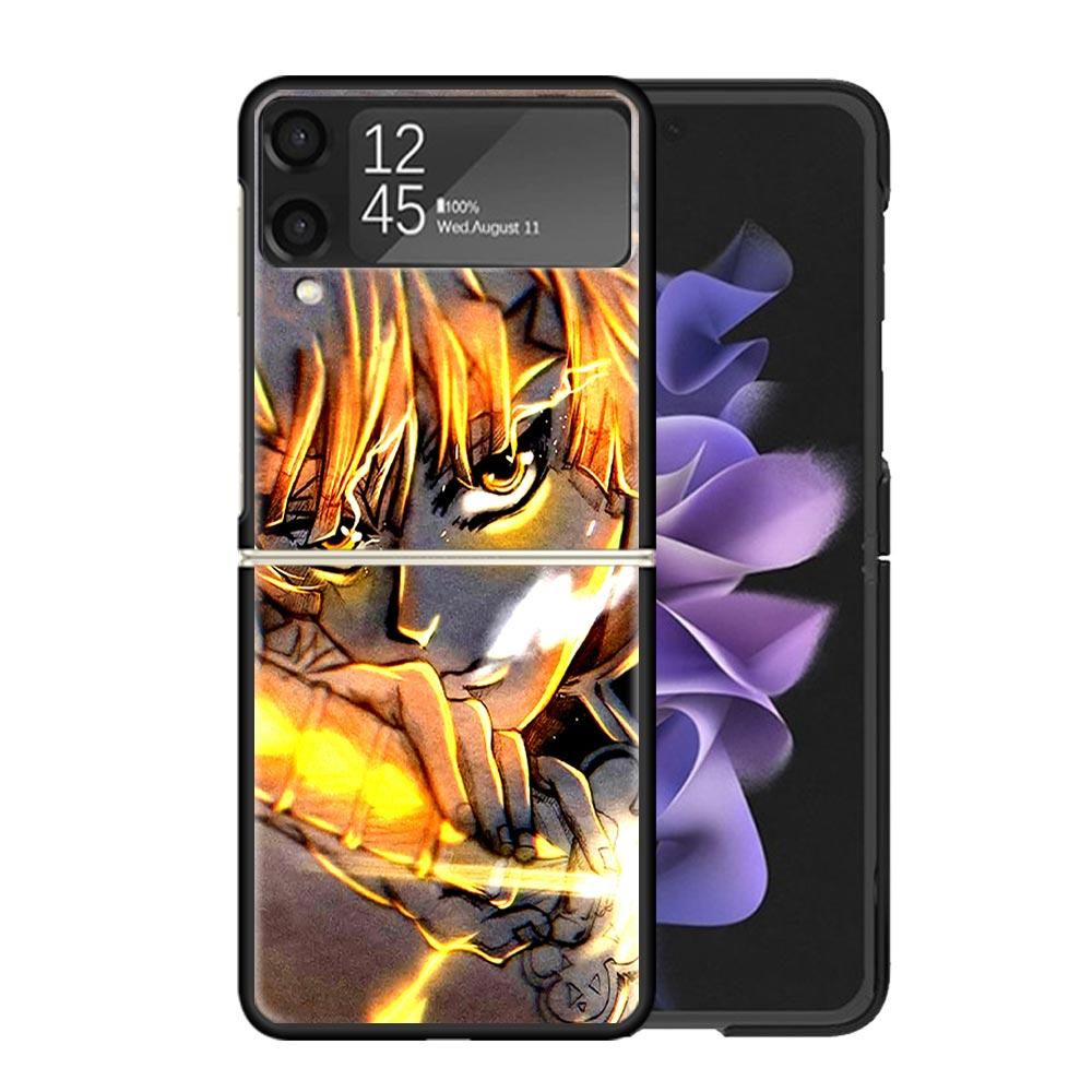 Tokyo Anime Aevengers Clear Phone Case For Samsung Z Flip 7 6 5 4 3 Galaxy ZFlip7 ZFlip6 ZFlip5 ZFlip4 ZFlip3 5G Print Cover Coq