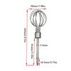 Portable Electric Whisk Replacement Head Kitchen Baking Mixing Tools Lantern-Shaped Handheld Egg Beaters