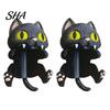 Creative Office Desk Accessory 3D Printed Bat Can Holder, Funny Cartoon Vampire Cat Stand Home Bar Table Decor for Standard Soda Cans, Halloween