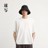 CROQUIS Men's 2025 Summer Round Neck Short Sleeve T-Shirt 9P4113790
