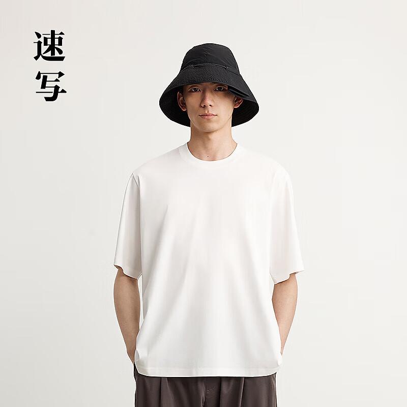 CROQUIS Men's 2025 Summer Round Neck Short Sleeve T-Shirt 9P4113790