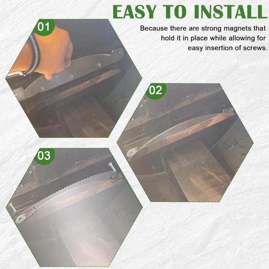 1/2Pcs Thermal Deflector Enhanced Temperature Control Heat Diffuser Plate Heavy-Duty Heat Deflector for Pit Boss