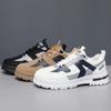 Mode 2024 Neue Herrenschuhe Mode Spleißen Low-Top Studenten Board Schuhe Flacher Vielseitiger Sneaker Dicke Sohle Lässige Laufschuhe Tenis